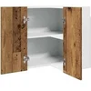 Image de Armoire d'angle suspendue "Lyon" Bois ancien 57 x 57 x 60 cm Bois d'ingénierie 856122