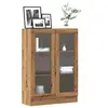 Image de Bibliothèque chêne artisanal 82,5x30,5x115 cm bois d ingénierie
