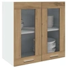 Image de Armoire murale de cuisine "Lyon" avec porte vitrée Chêne artisanal 60 x 31 x 60 cm 856168