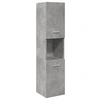 Image de Armoire de salle de bain suspendue gris béton bois d'ingénierie 856220