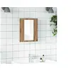 Image de Armoire de salle de bain miroir LED chêne artisanal 40x12x45 cm, armoire à miroir de salle de bain, miroir de 856280