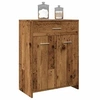 Image de Armoire de salle de bain vieux bois 60x33x80 cm bois ingénierie