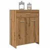 Image de Armoire de salle de bain chêne artisanal 60x33x80 cm, meuble de bain, meuble de lavabo, unité de salle de bain, 856288