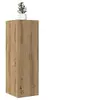 Image de Meubles TV 2 pcs chêne artisanal 30,5x30x90cm bois d'ingénierie, support tv, armoire média, armoire hifi, unité tv, 856397