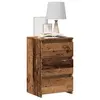 Image de Tables de chevet 2 pcs vieux bois 40x35x62,5 cm bois ingénierie, meuble de chevet, table d'appoint, armoire de lit, 856523