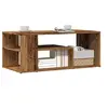 Image de Table d appoint vieux bois 100x50x40 cm bois d ingénierie