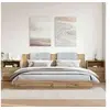 Image de Tables de chevet 2 pcs chêne artisanal bois d'ingénierie, armoire, meubles de chambre à coucher, support de 856567