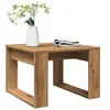Image de Table d'appoint chêne artisanal 50x50x35 cm bois d'ingénierie, table d'appoint, table d'appoint de canapé, table de 856689