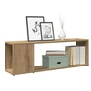 Image de Meuble TV chêne artisanal 100x24x32 cm bois d'ingénierie, unité TV, armoire à livres, armoire à plasma, unités TV, 856739