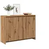 Image de Buffet chêne artisanal 102x33x75 cm bois d'ingénierie, meuble de rangement, meuble de rangement de cuisine, meuble de 856781