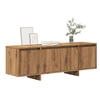 Image de Meuble TV chêne artisanal 120x30x40,5 cm bois d'ingénierie, buffet, meuble hifi, meuble de salon, meuble stéréo, 856787