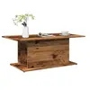 Image de Table basse vieux bois 102x55,5x40 cm bois d'ingénierie, table d'appoint, table de salon, table latérale, bout de 856806