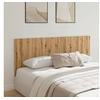 Image de Tête de lit chêne artisanal 200x1,5x80 cm bois d ingénierie