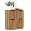 Image de Buffet chêne artisanal 60x30x70 cm bois d'ingénierie, meuble de rangement, meuble de rangement de cuisine, meuble de 856841