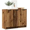 Image de Buffet vieux bois 90,5x30x70 cm bois d'ingénierie, armoire, armoire latérale, armoire de rangement, armoire, placard, 856842