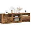 Image de Meuble TV vieux bois 150x33,5x45 cm bois d'ingénierie, banc TV, meuble hifi, centre de divertissement, buffet TV, 856852