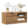 Image de Meubles TV 2 pcs chêne artisanal 80x35x36,5cm bois d ingénierie