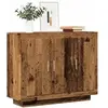 Image de Buffet vieux bois 92x35x75 cm bois d'ingénierie, meuble de rangement, meuble de rangement de cuisine, meuble de 856864