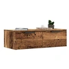 Image de Armoire murale vieux bois 68x30x20 cm bois d ingénierie