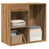 Image de Armoire cosmétique chêne artisanal 80x40x75cm Bois d ingénierie