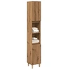 Image de Armoire de salle de bain chêne artisanal 30x30x190 cm