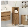 Image de Armoire de salle de bain chêne artisanal 30x30x100 cm 857109