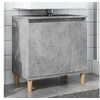 Image de Meuble de lavabo gris béton 58x33x60 cm bois d'ingénierie, meuble de lavabo de salle de bain, meuble de salle de 857113