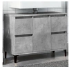Image de Meuble d'évier gris béton 80x33x60 cm bois d'ingénierie 857128