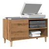 Image de Armoire à disques chêne artisanal 84,5x38x48 cm bois ingénierie