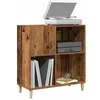 Image de Armoire à disques vieux bois 84,5x38x89 cm bois d ingénierie