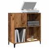 Image de Armoire à disques vieux bois 84,5x38x89 cm bois d ingénierie