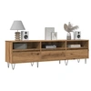Image de Meuble TV vieux bois 150x30x44,5 cm bois d ingénierie
