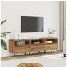 Image de Meuble TV chêne artisanal 150x30x44,5 cm bois d'ingénierie, banc TV, meuble télé, meuble multimédia, buffet TV, 857192