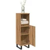 Image de Armoire de salle de bain chêne artisanal 30x30x100 cm, armoire, armoire de rangement de salle de bain, armoire haute 857212