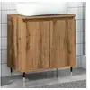 Image de Armoire de salle de bain chêne artisanal 58x33x60 cm