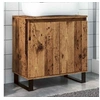 Image de Armoire de salle de bain vieux bois 58x33x60 cm bois ingénierie