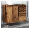 Image de Armoire de salle de bain vieux bois 65x33x60 cm bois ingénierie, armoire, armoire de rangement de salle de bain, 857223