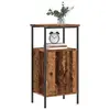 Image de Table de chevet vieux bois 41x31x80 cm bois d'ingénierie, table d'appoint, armoire de lit, table d'appoint pour 857246