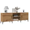 Image de Meuble TV chêne artisanal 150x30x50 cm bois d ingénierie