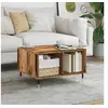 Image de Table basse vieux bois 60x50x36,5 cm bois d'ingénierie 857336