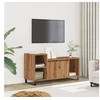 Image de Meuble TV chêne artisanal 100x35x55 cm bois d'ingénierie 857457