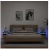 Image de Armoires de chevet avec lumières LED 2 pcs chêne artisanal