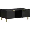 Image de Table basse noir 100x54x40 cm bois d ingénierie