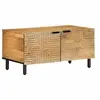 Image de Table basse marron 80x50x40 cm bois de manguier massif