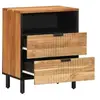 Image de Table de chevet 50x33x62 cm en Bois d Acacia Massif