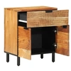 Image de Table de chevet 50x33x60 cm en bois massif d acacia