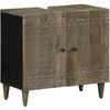 Image de Armoire lavabo de salle de bain bois massif de manguier, placard lavabo de salle de bain, meubles de salle de bain, 4017811