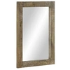 Image de Miroir de salle de bain 50x2,5x70 cm bois de manguier massif, miroir, miroir de courtoisie, miroir suspendu 4017823