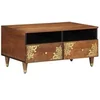 Image de Table Basse 80x54x40 cm en Bois de Manguier
