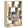 Image de Bibliothèque chêne sonoma 63x20x90 cm bois d'ingénierie858140